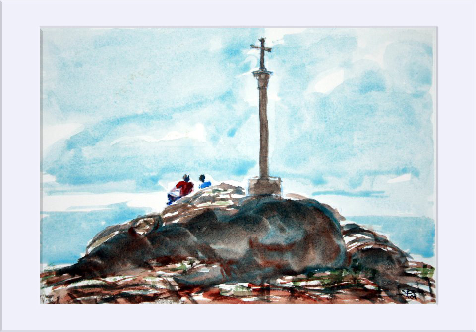 "Finisterre" - Acuarela, 19x27 cm