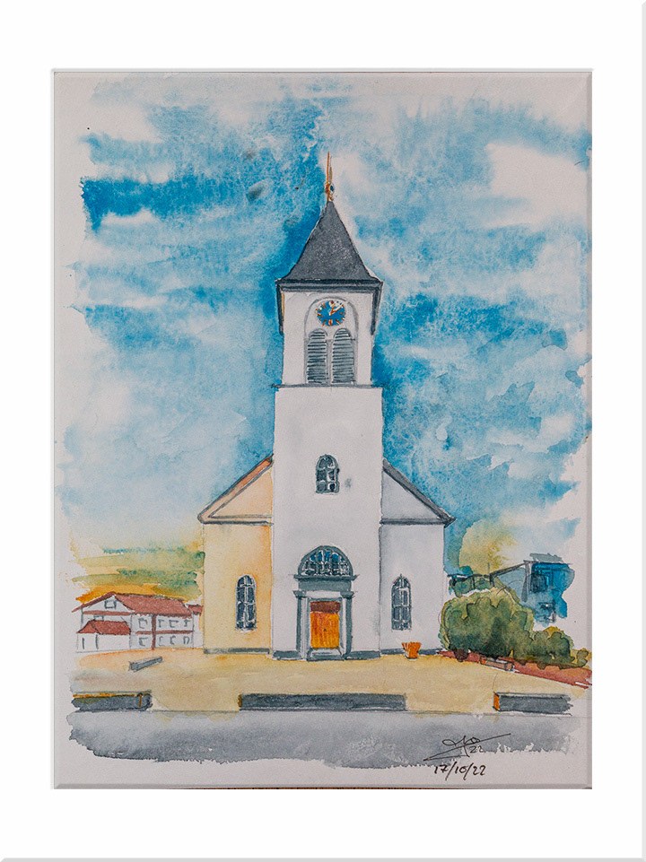 Kehl. Acuarela, 32 x 24 cm