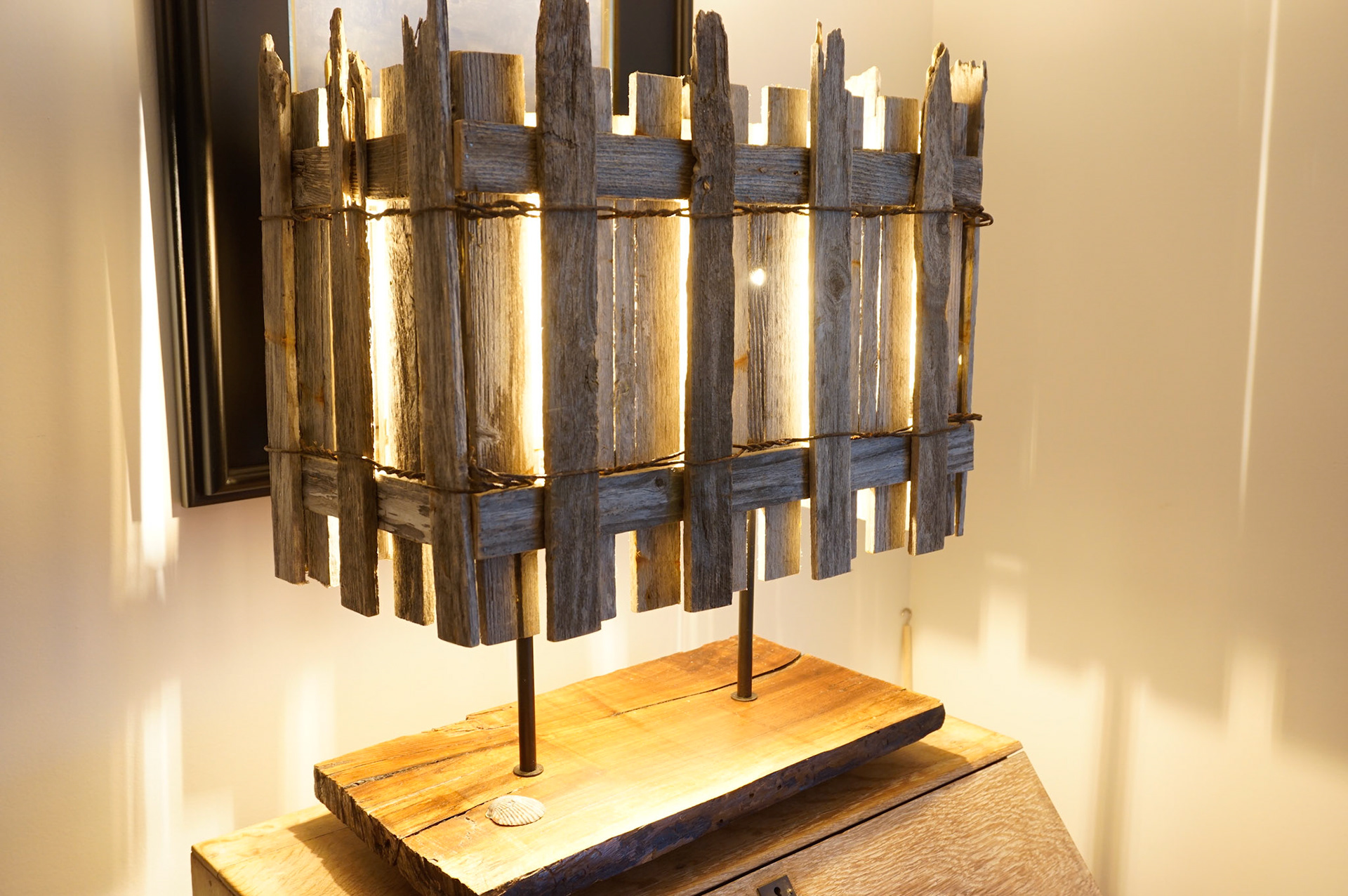 "Big Sand Fence"...18 x 10 x 22...2 x 4w LED (Sold)