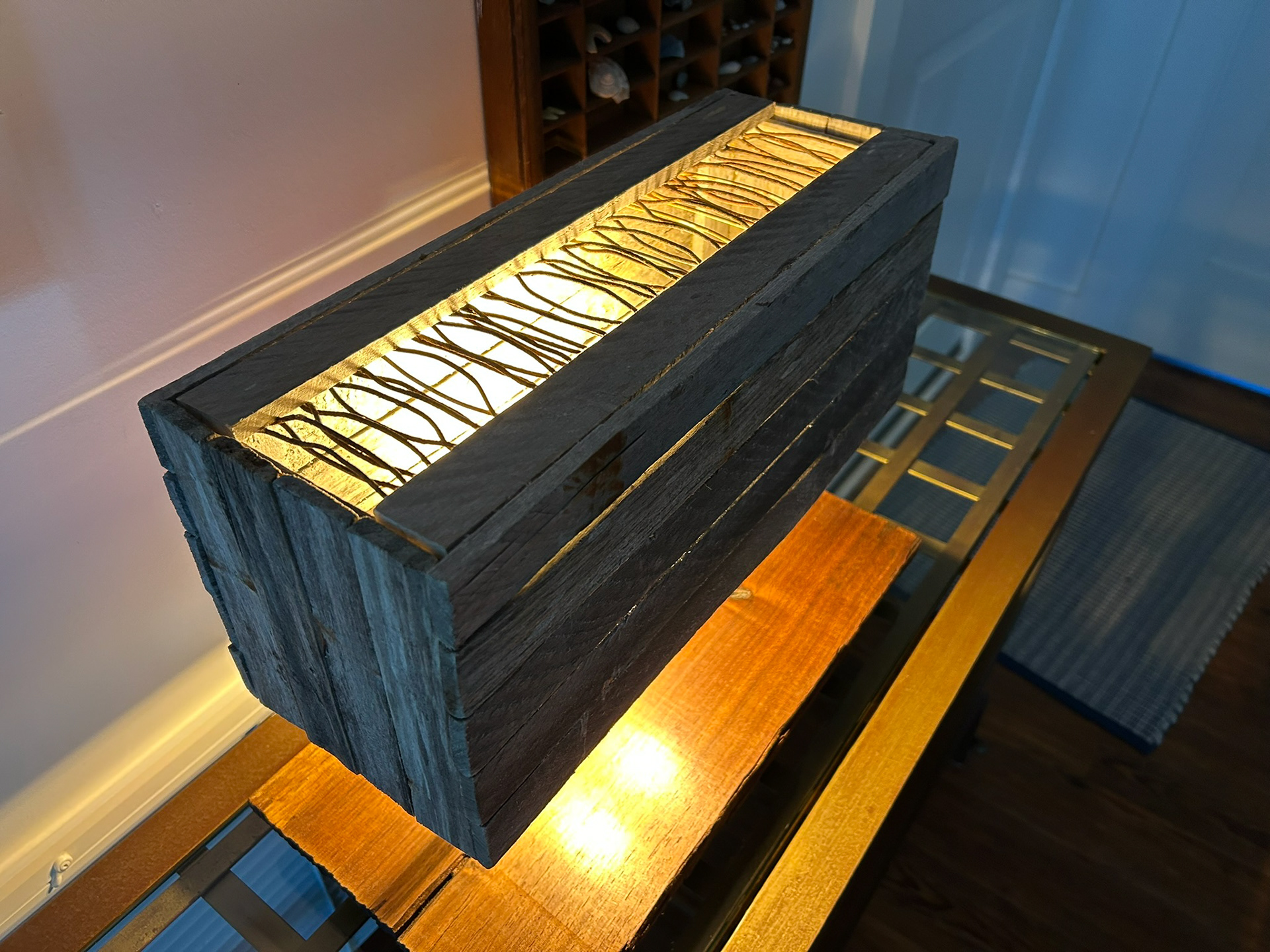 "Horizontal II" - Wire Detail on Top