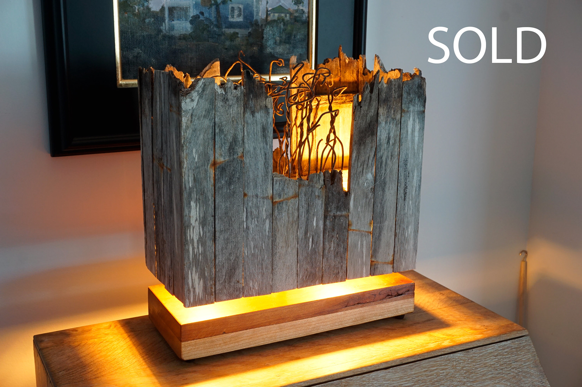 "Wire Garden" Sold at "The Joe" Wonders of Wood show.