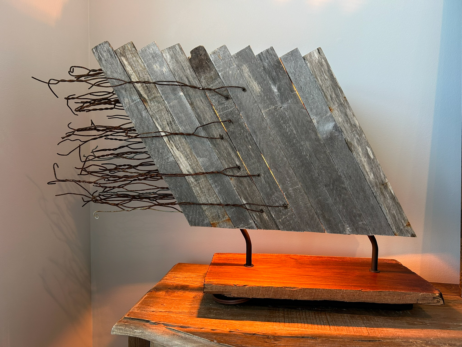 "WindSwept"...twin-lamp creation