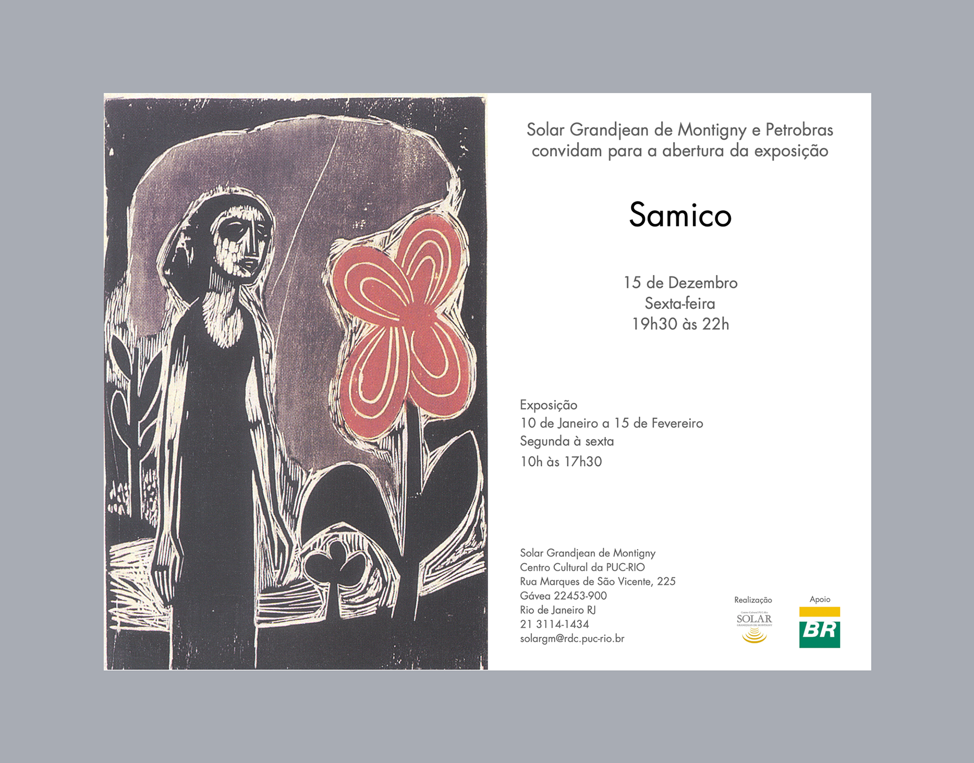 Convite para Exposição de Samico