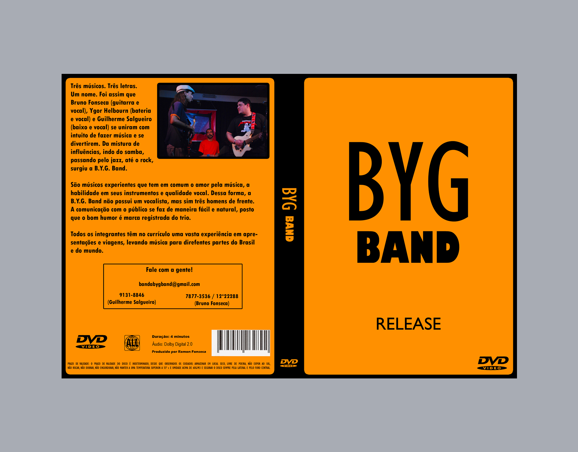Encarte do DVD “BYG Band”