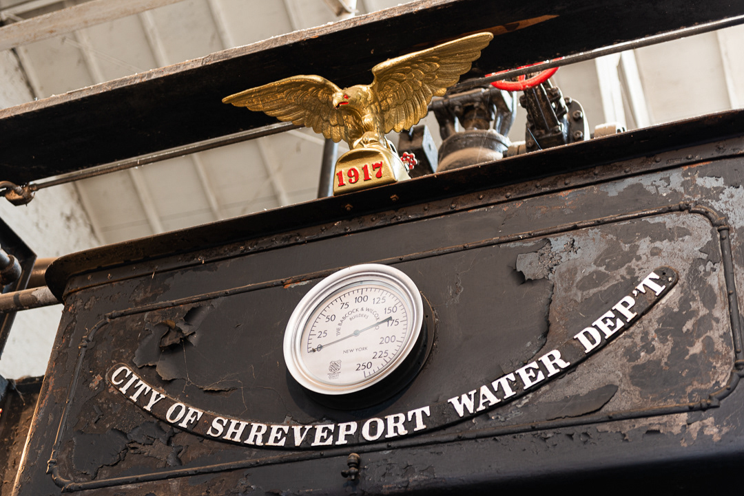 Top of one of the 3 boilers that powered the steam pumps