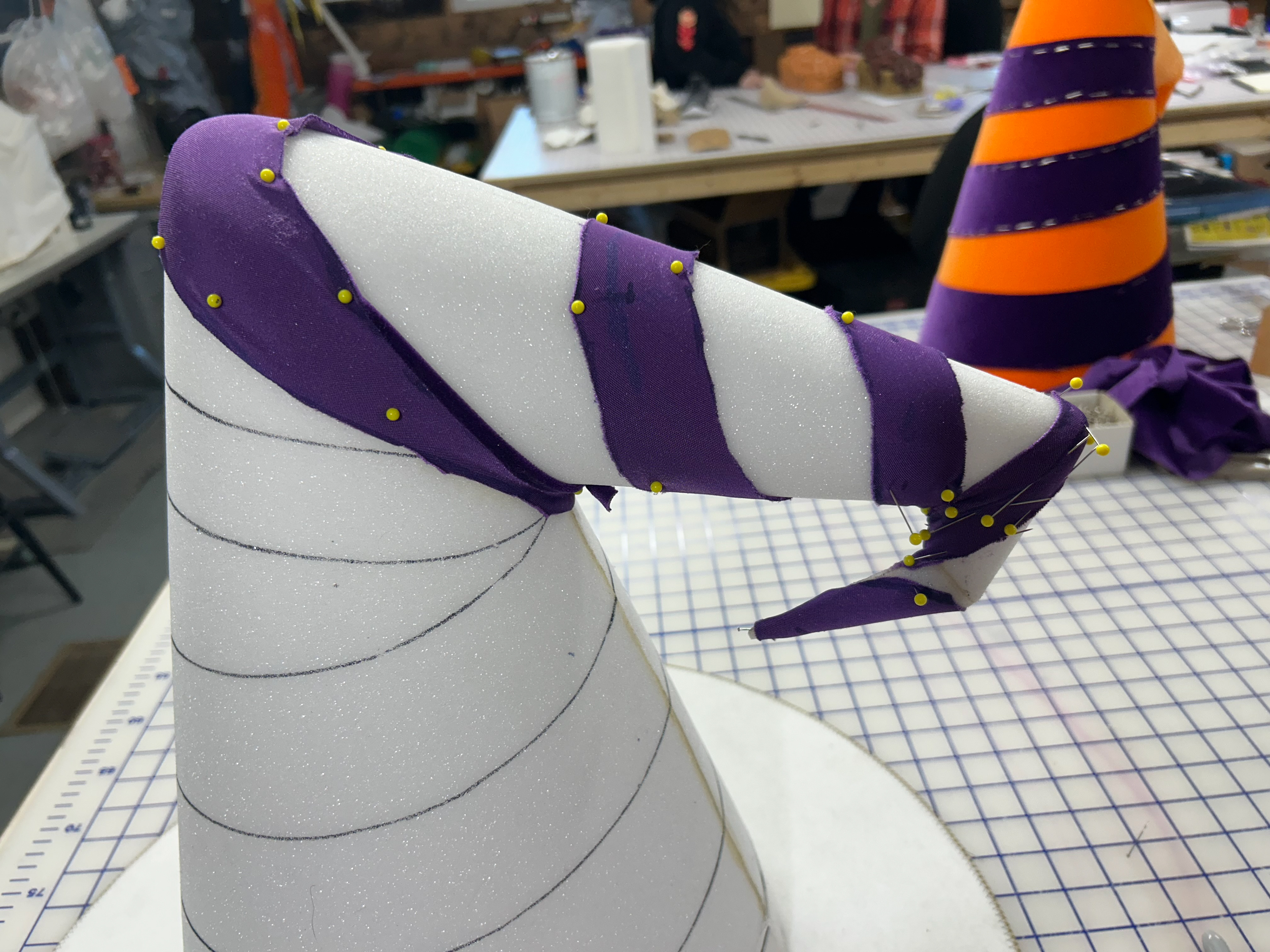 Base made of plastizote, Fosshape