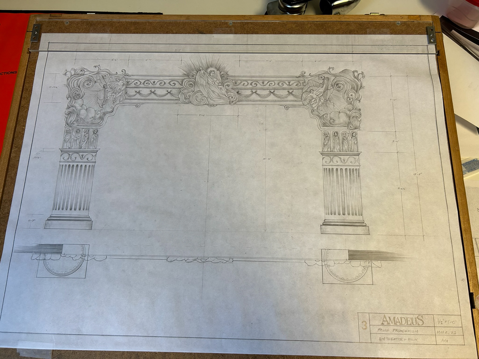 Elevation for "Amadeus" (Theoretical Project)