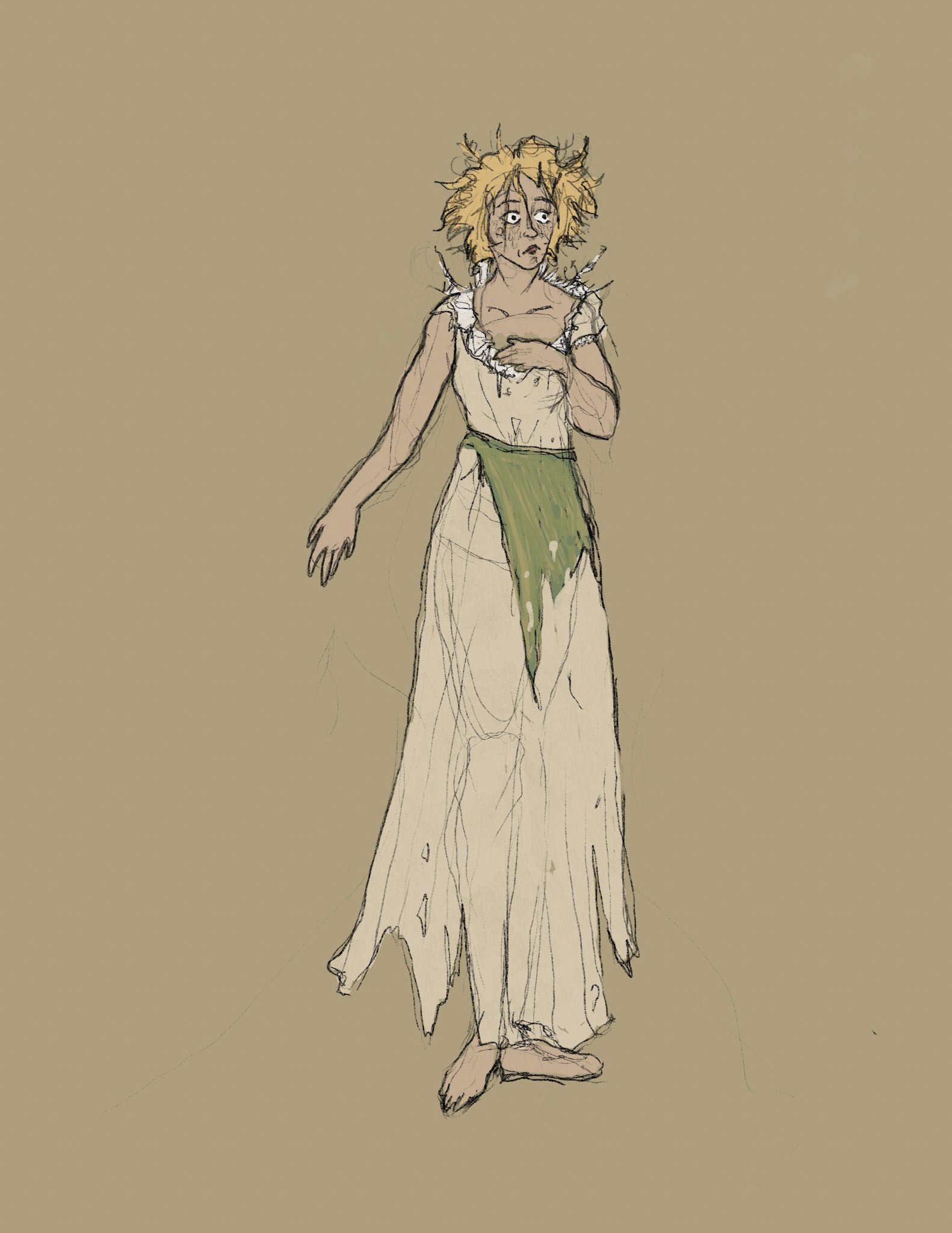 Rapunzel (Distressed)