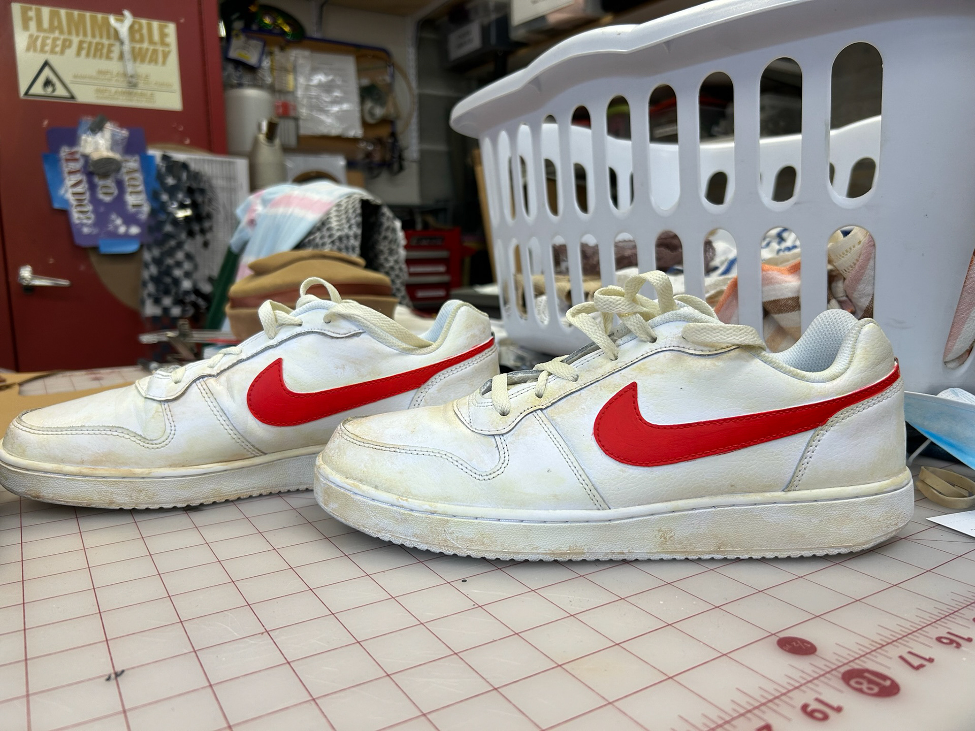 After paint and distressing