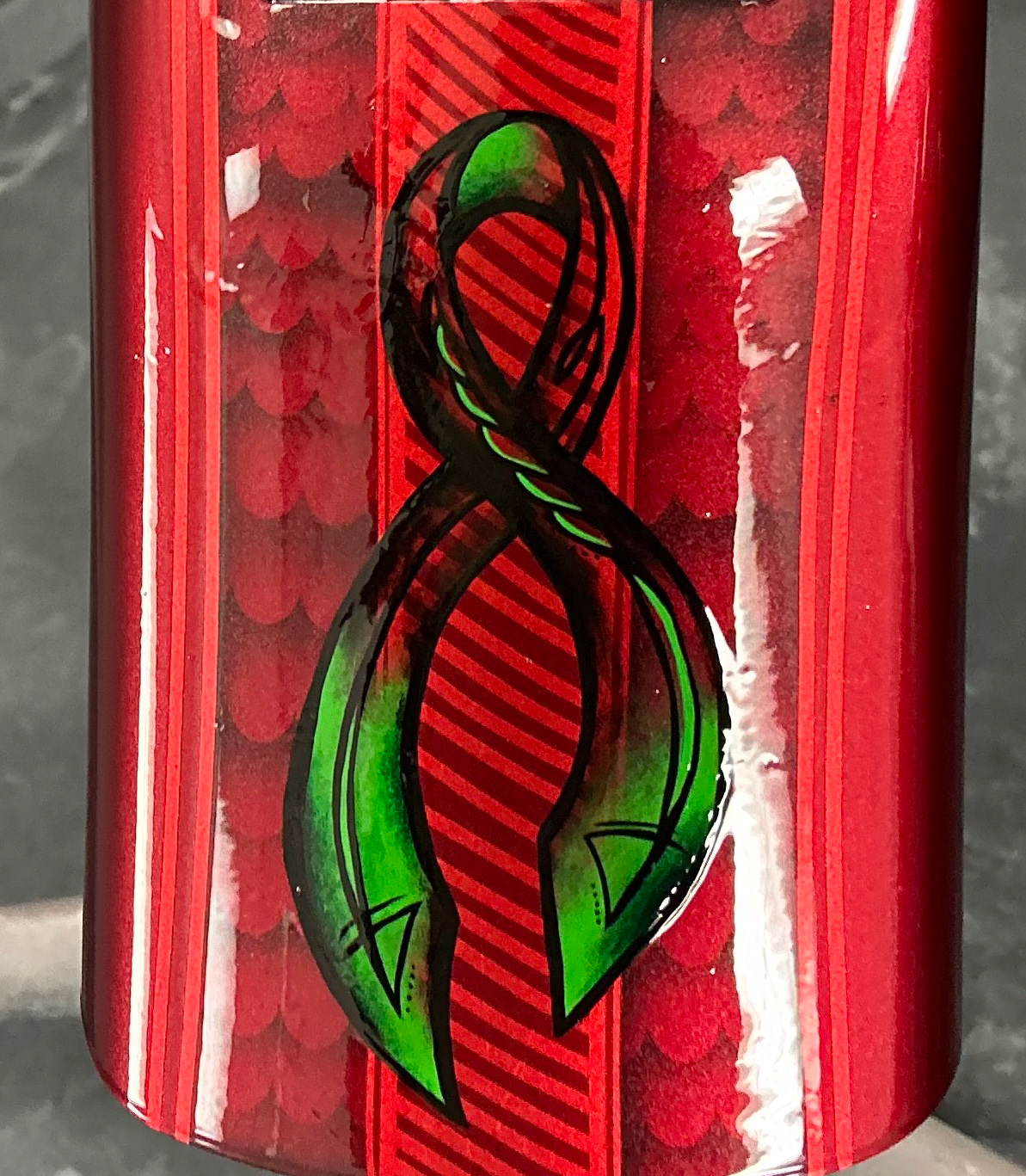 Artist Collab | Painted Mental Health Awareness Ribbon