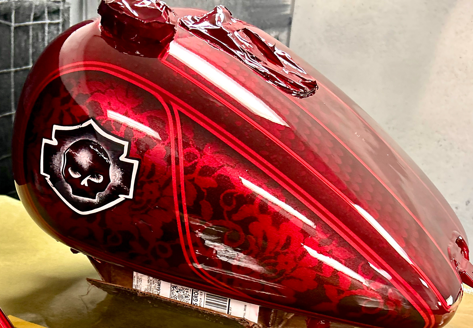 Artist Collab | Painted Skull on Each Side