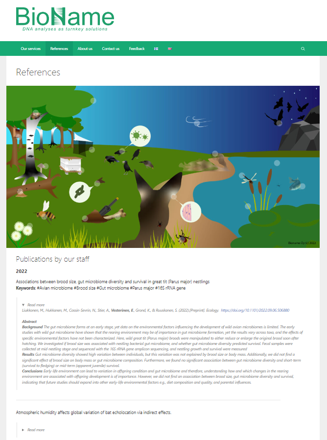 references -page