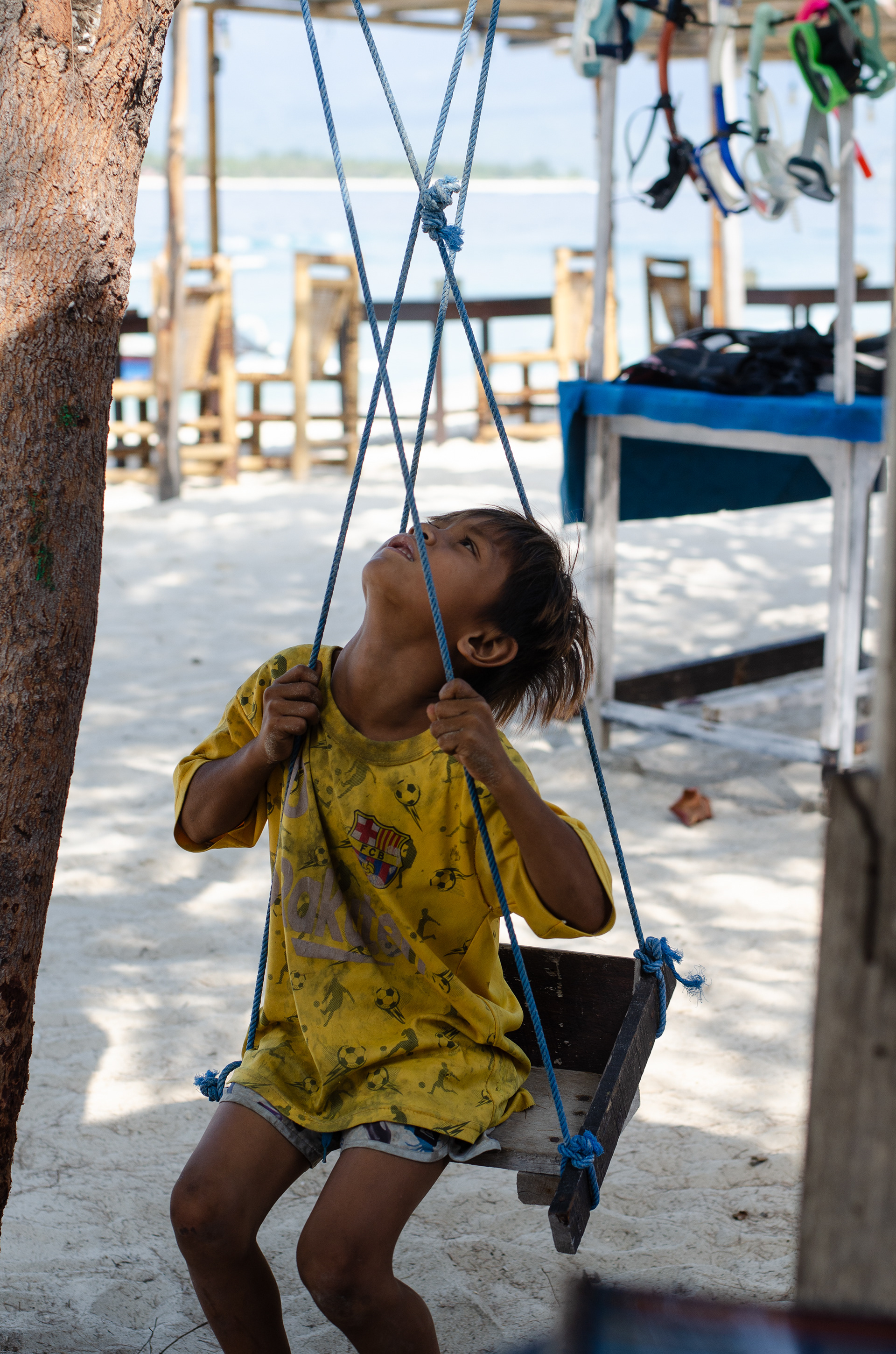 Knotted Swing (2023). Gili Meno, Lombok, Indonesia.