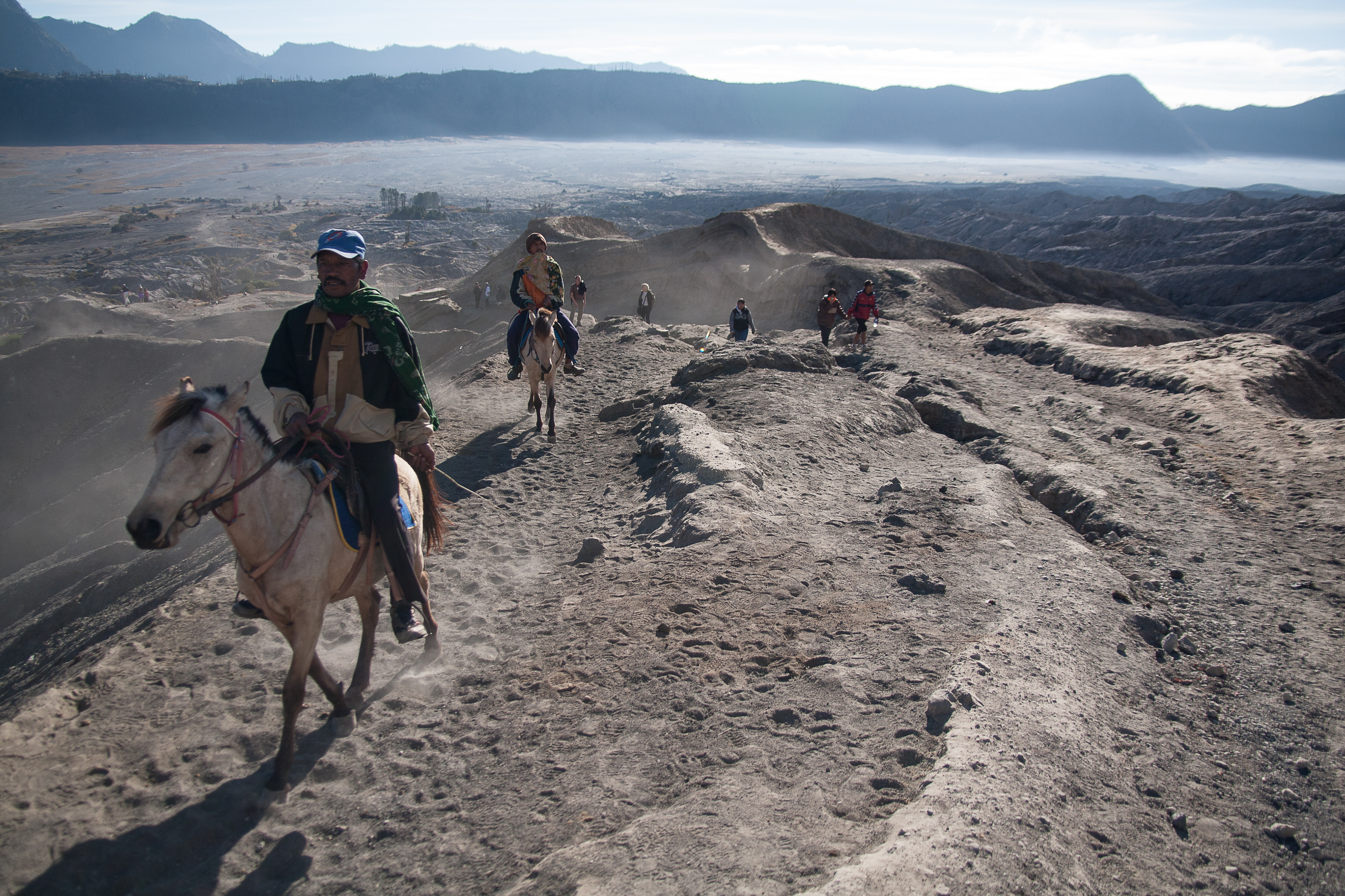 Reiter. Bromo, Indonesien (2009)