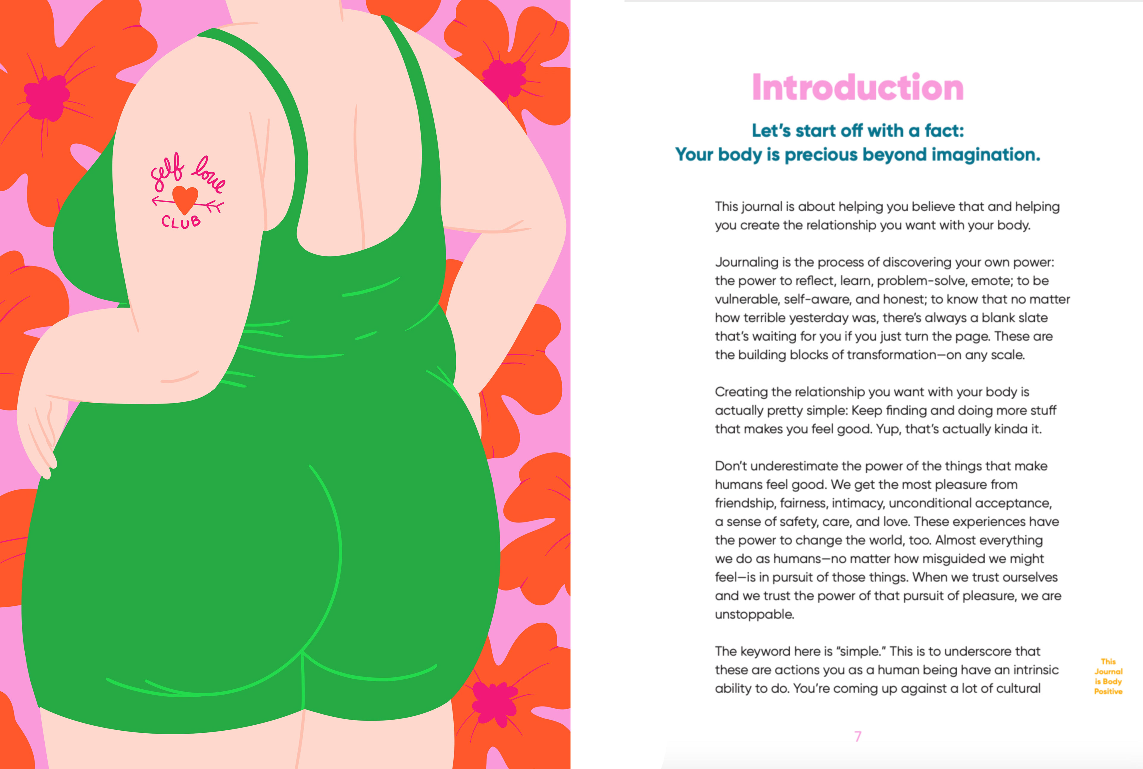 Body Positive Journal: 220 Pages Of Premium Paper - hn4imb1