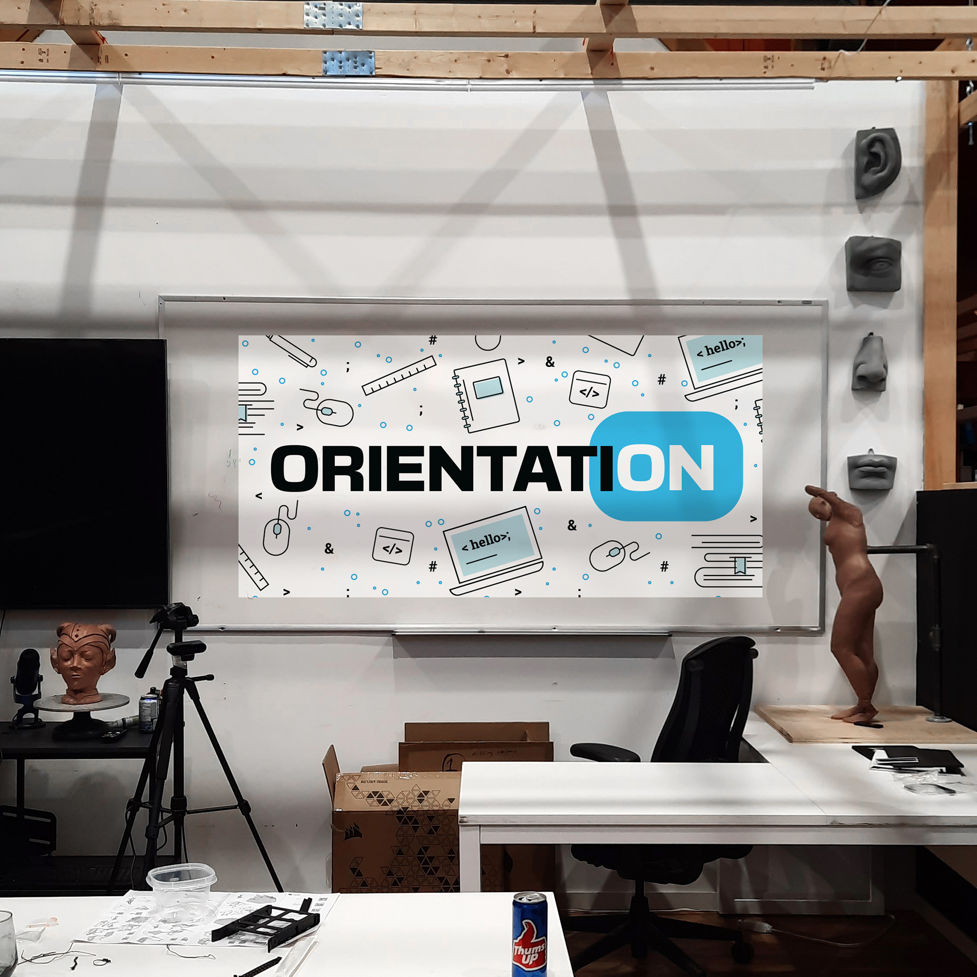 Custom Banner for Student Orientation Campaign