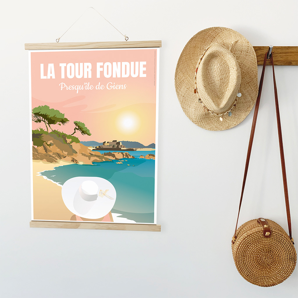 Illustration, La Tour Fondue, Giens
