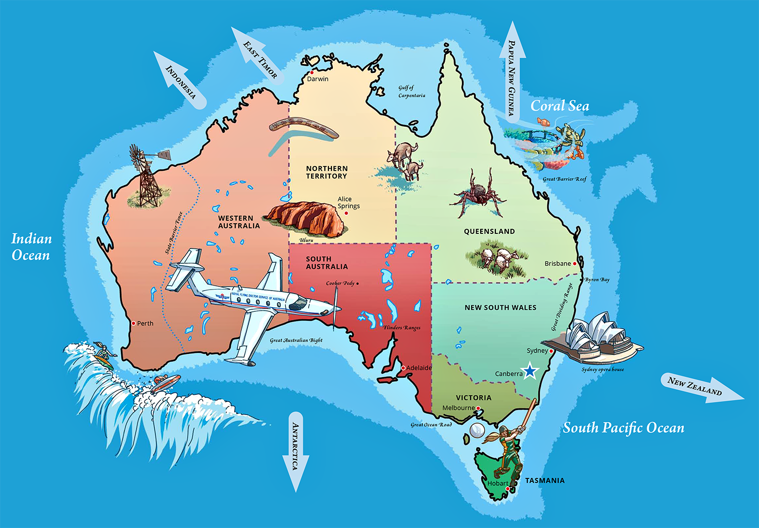 Map of Australia