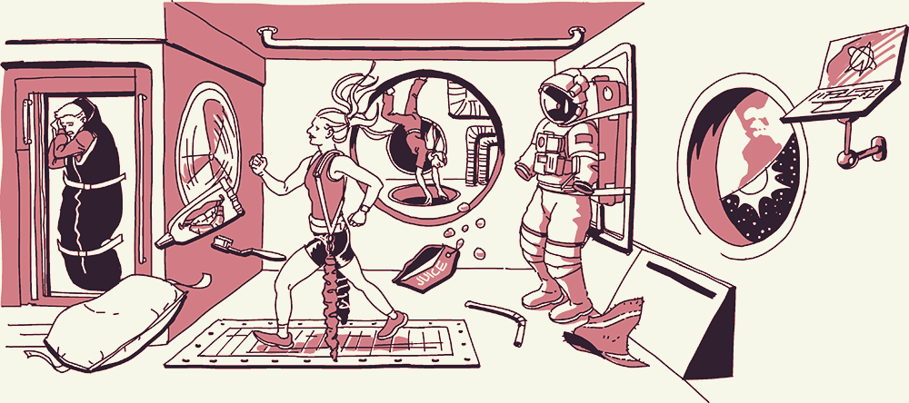Words related to the International Space Station