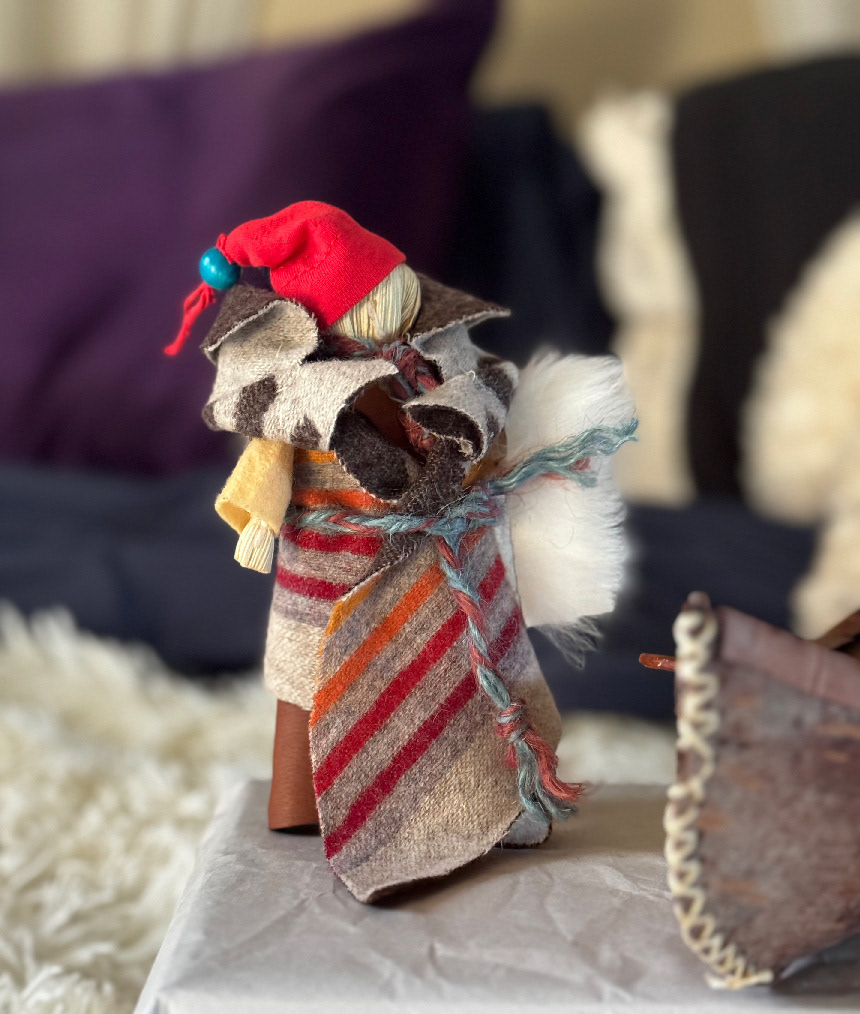 Corn Husk Doll with Capote