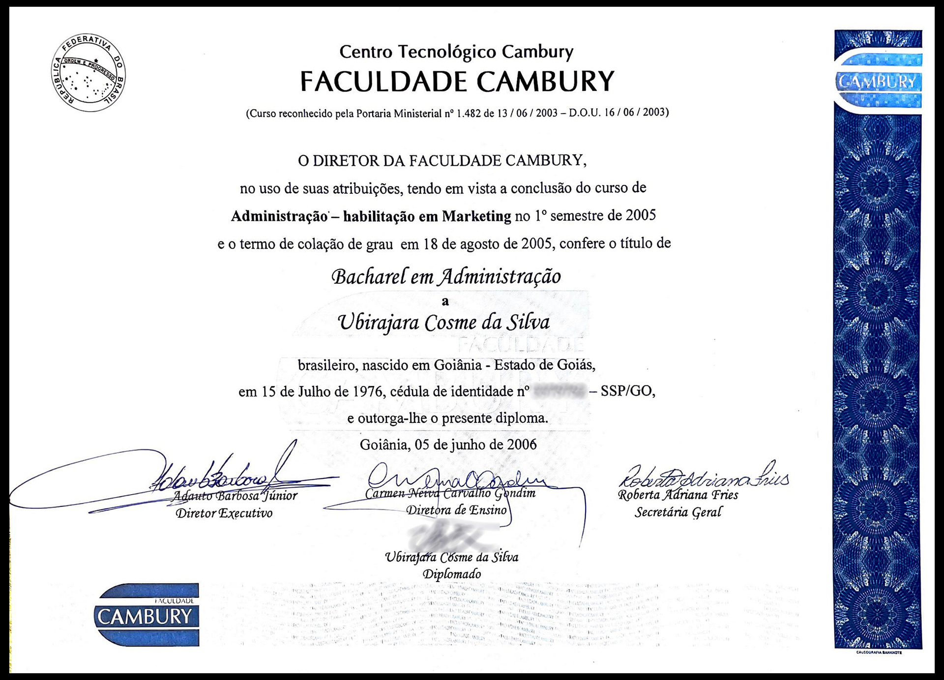 Bachelor's Degree - Administration and Marketing