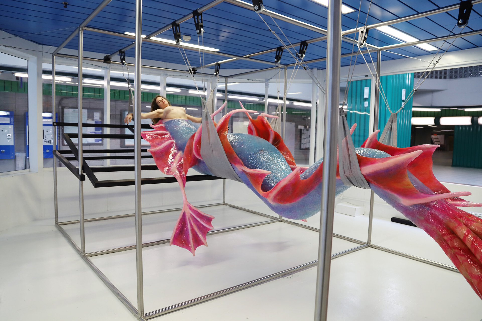 Agnes Questionmark, CHM13hTERT, Lancetti railway station, Milan, 2023