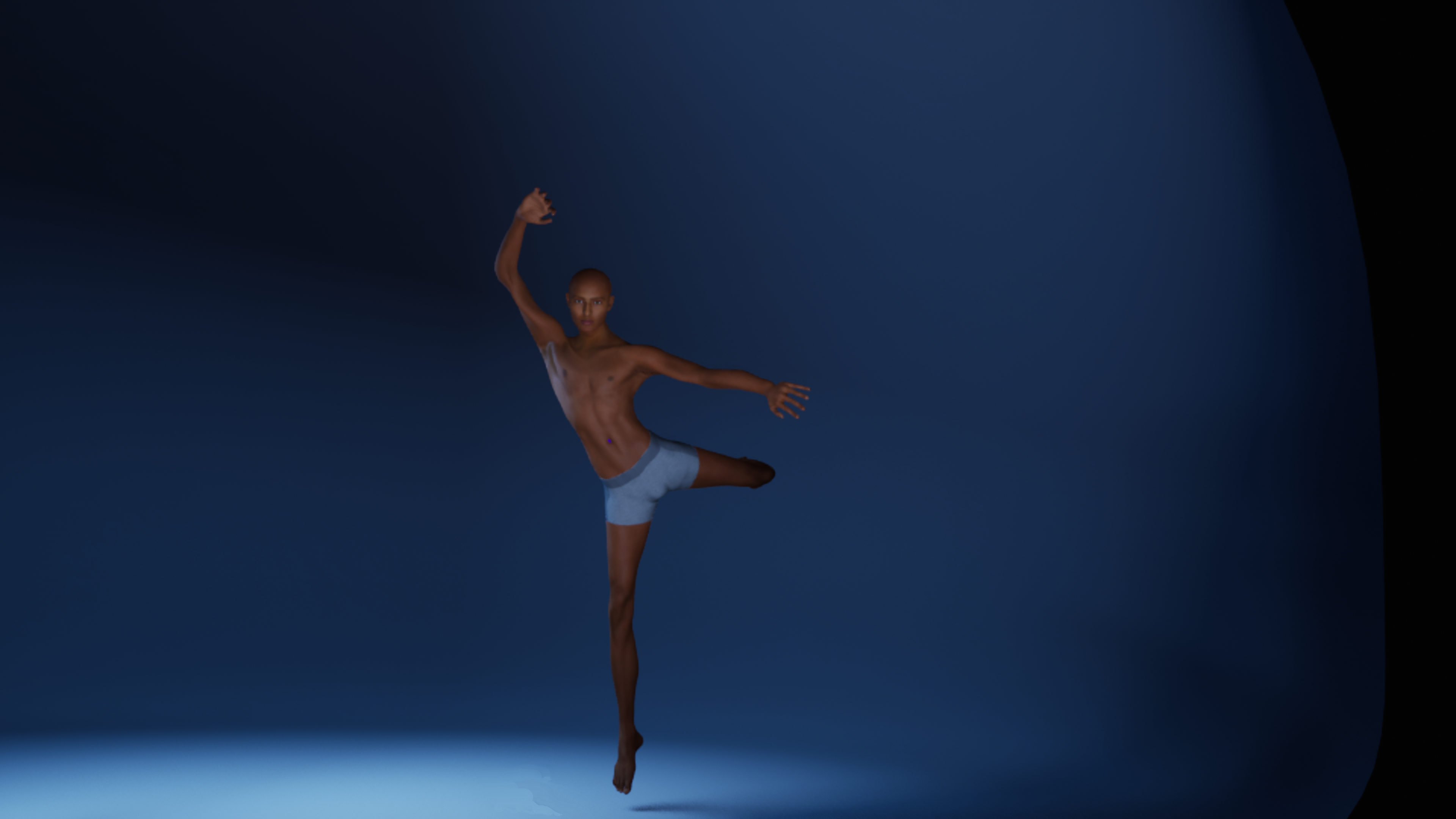 Mocap retargeted with HIK in Maya