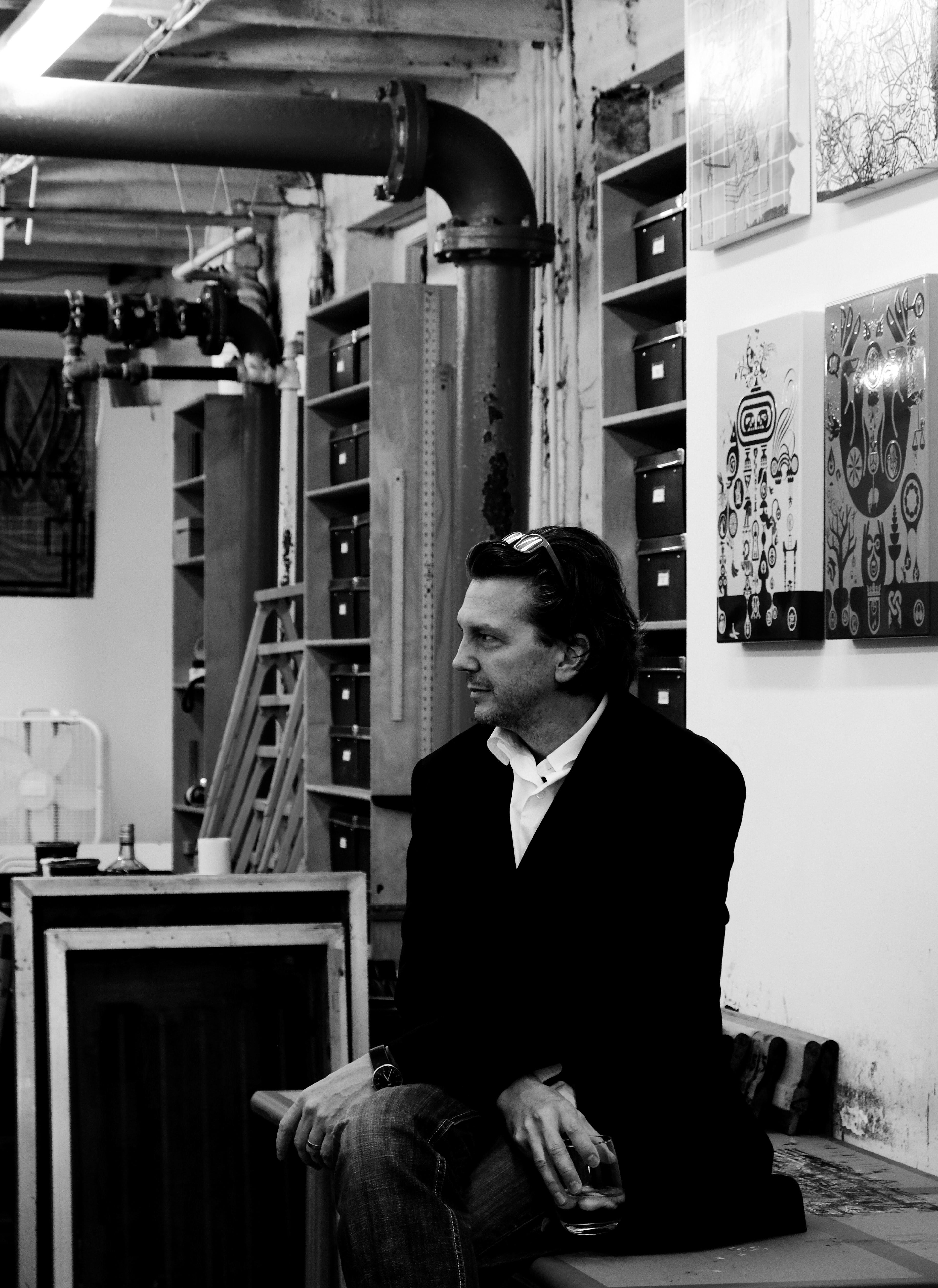 Ryan McGinness. Artis Portrait by Lile Kvantaliani