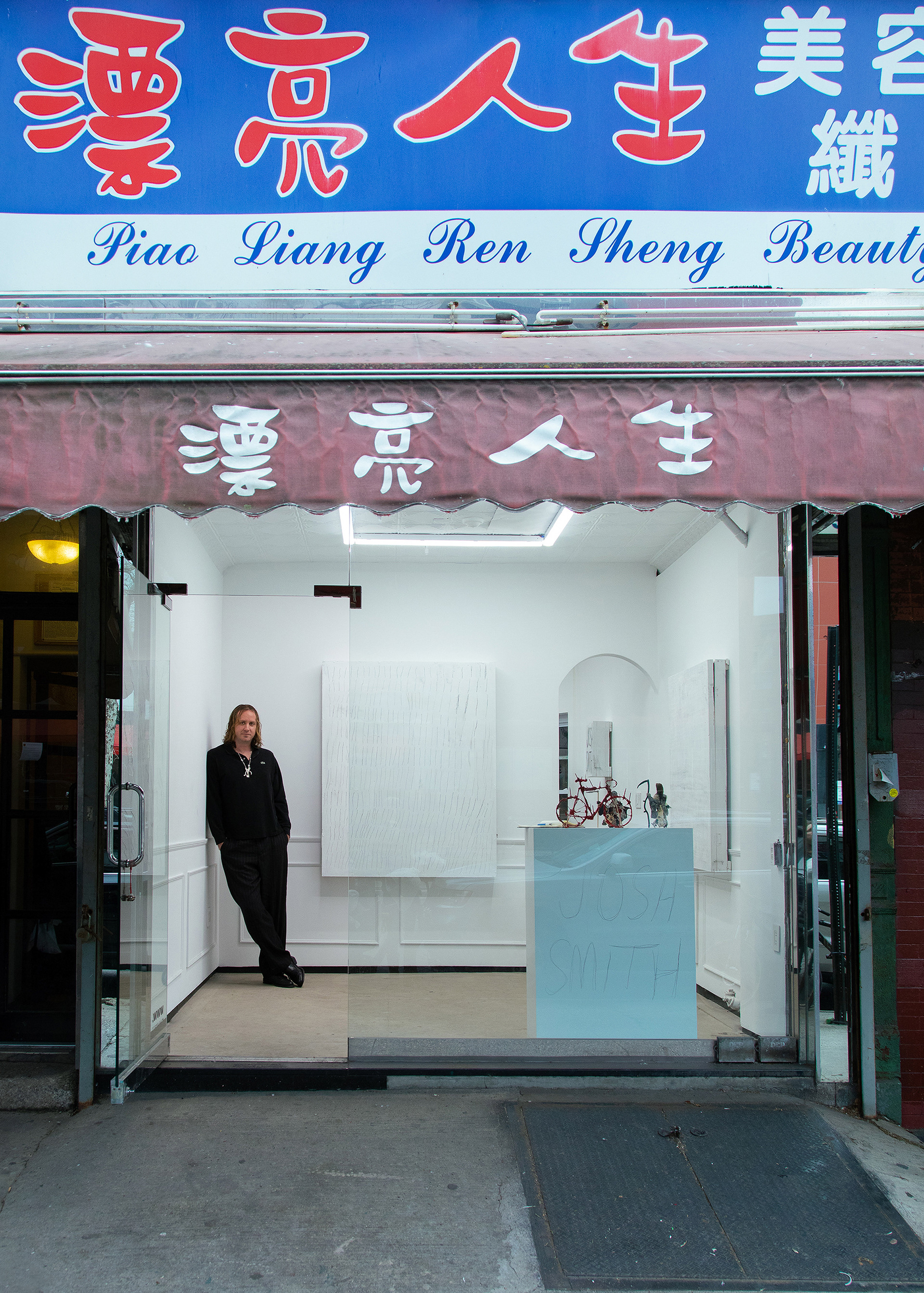 Will Shott at his gallery. Portrait by Lile Kvantaliani
