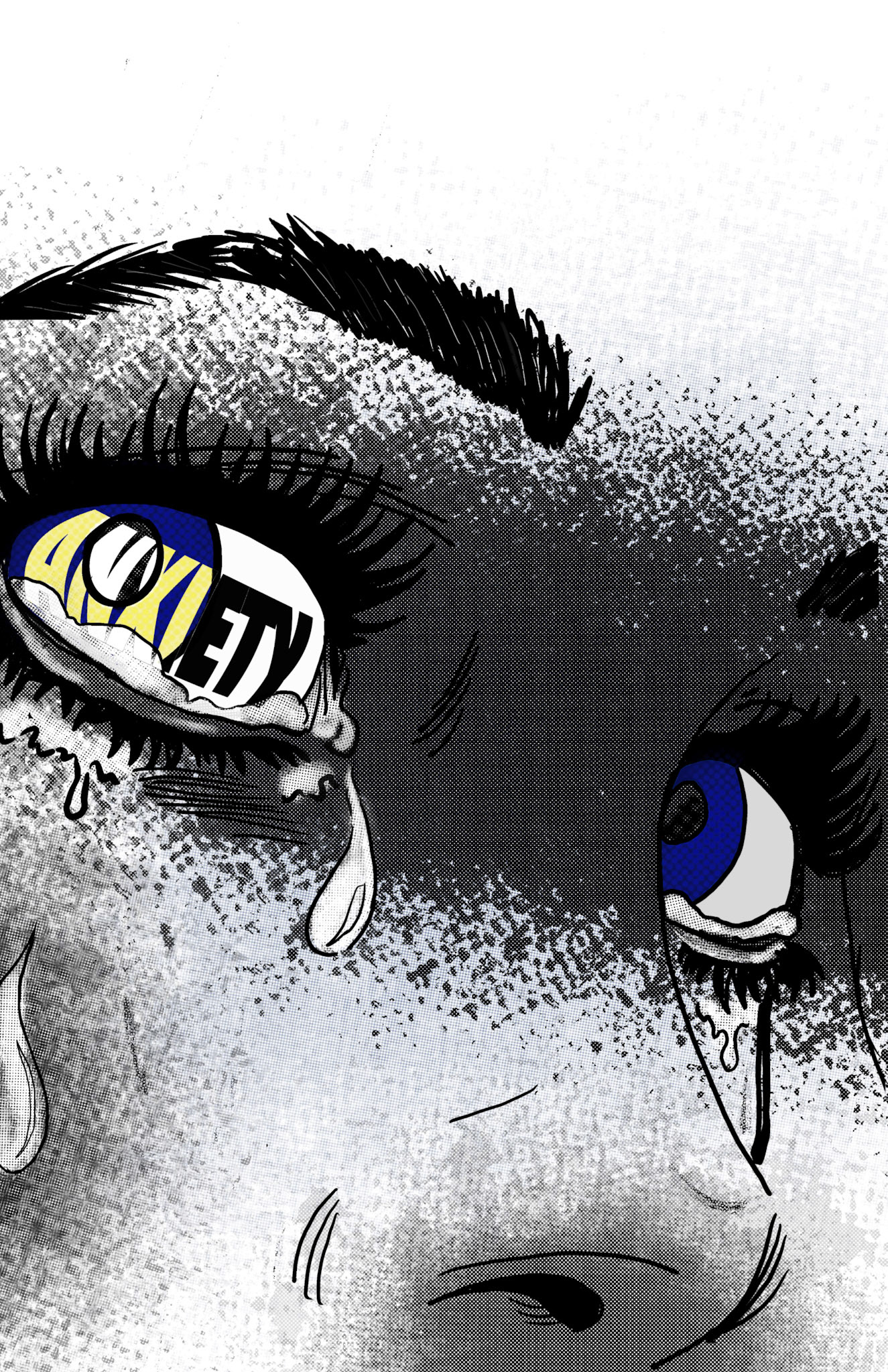 Its Here, created with: Indesign, Procreate, Photoshop, 2021