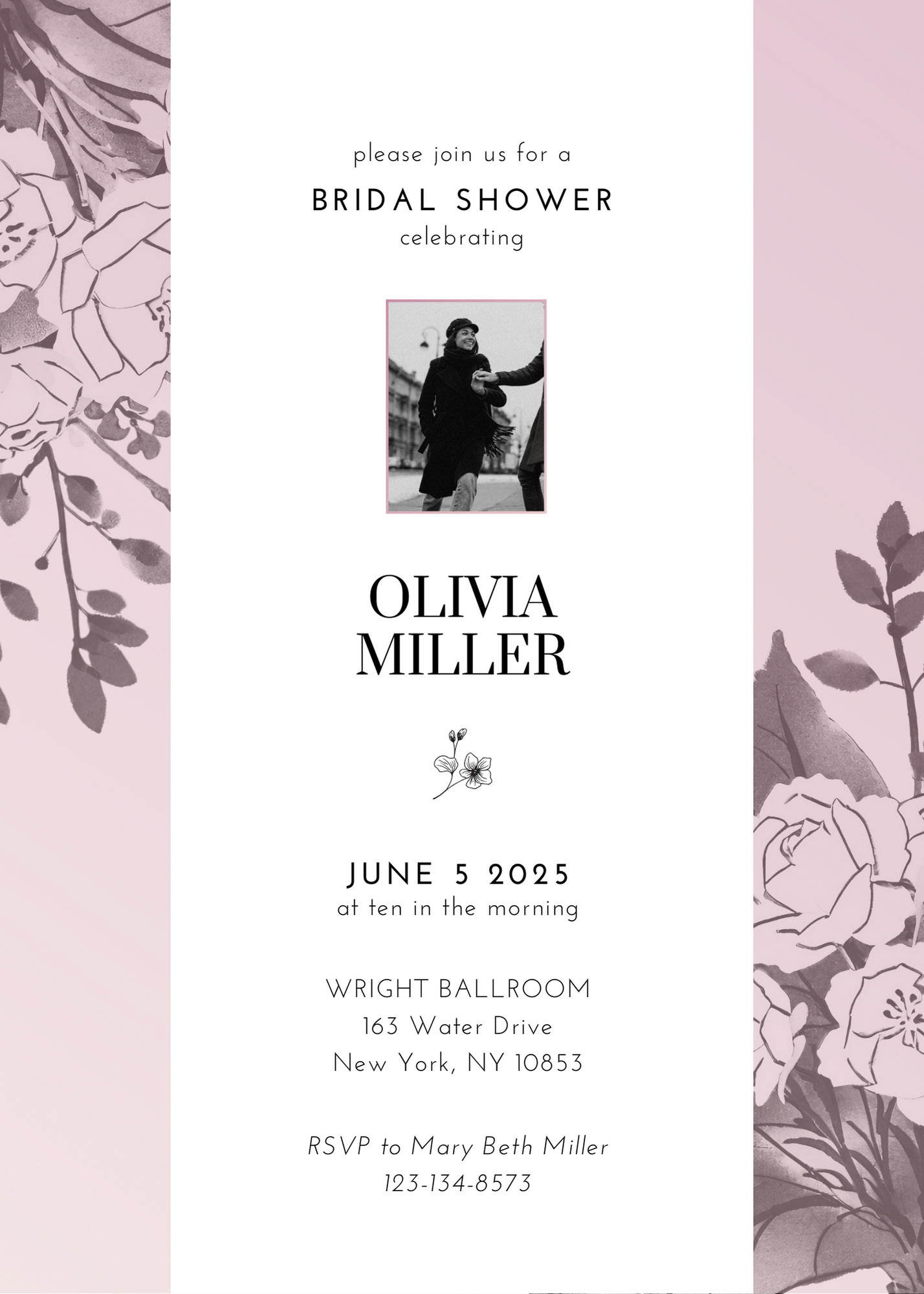 CFW Bridal Shower Invitation 7x5 - 1