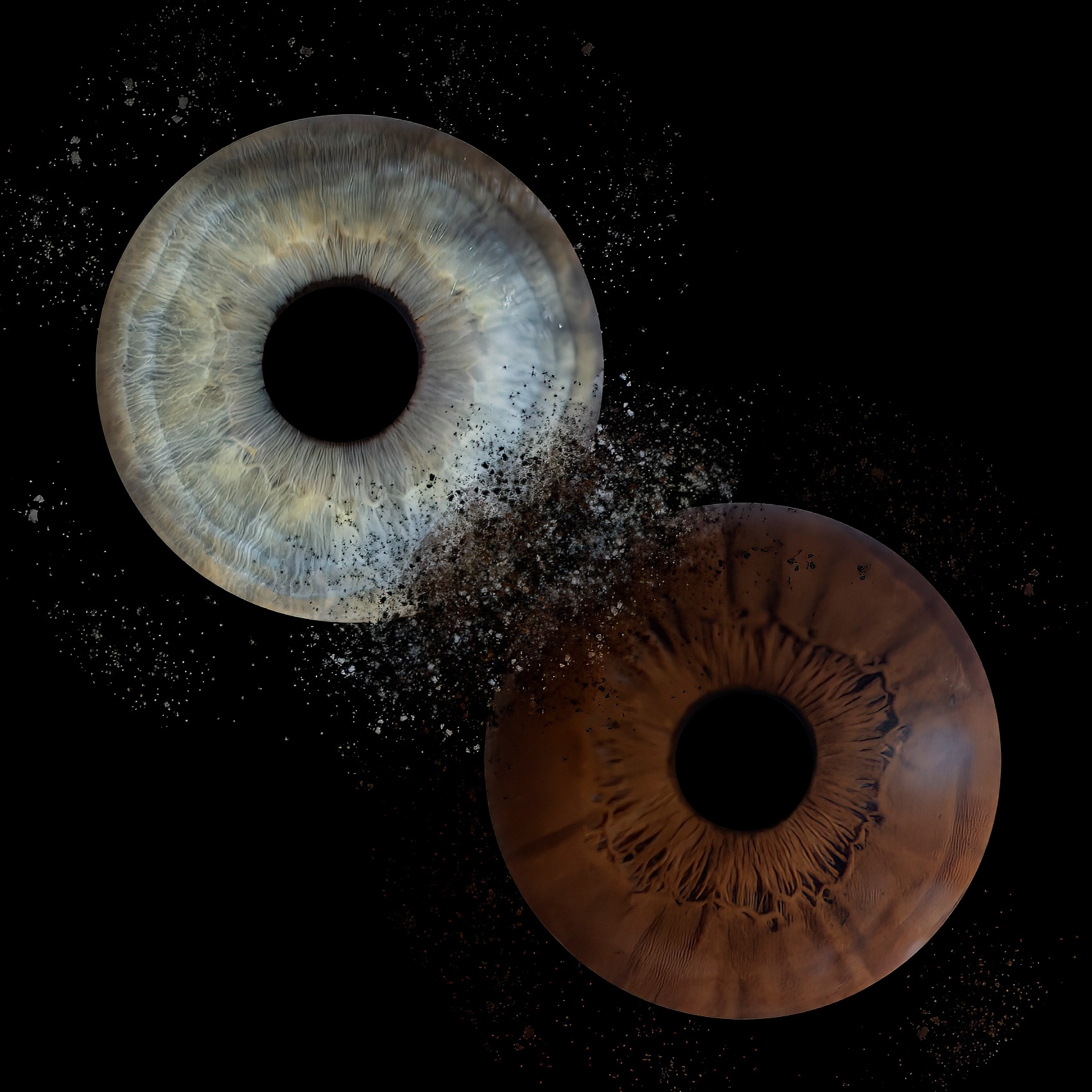 Explosion iris