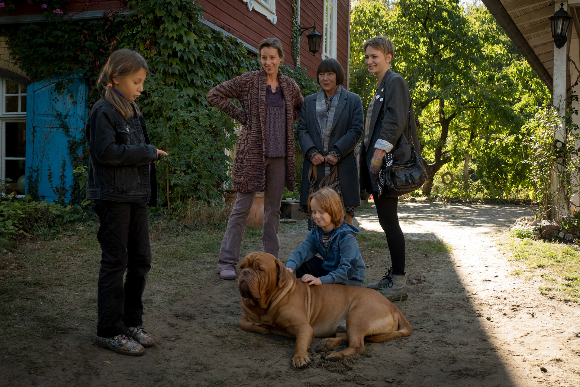 Meine Nachbarn mit dem dicken Hund