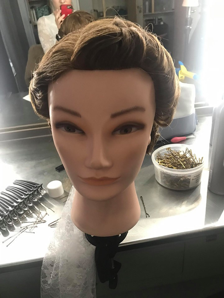 Bridal updo