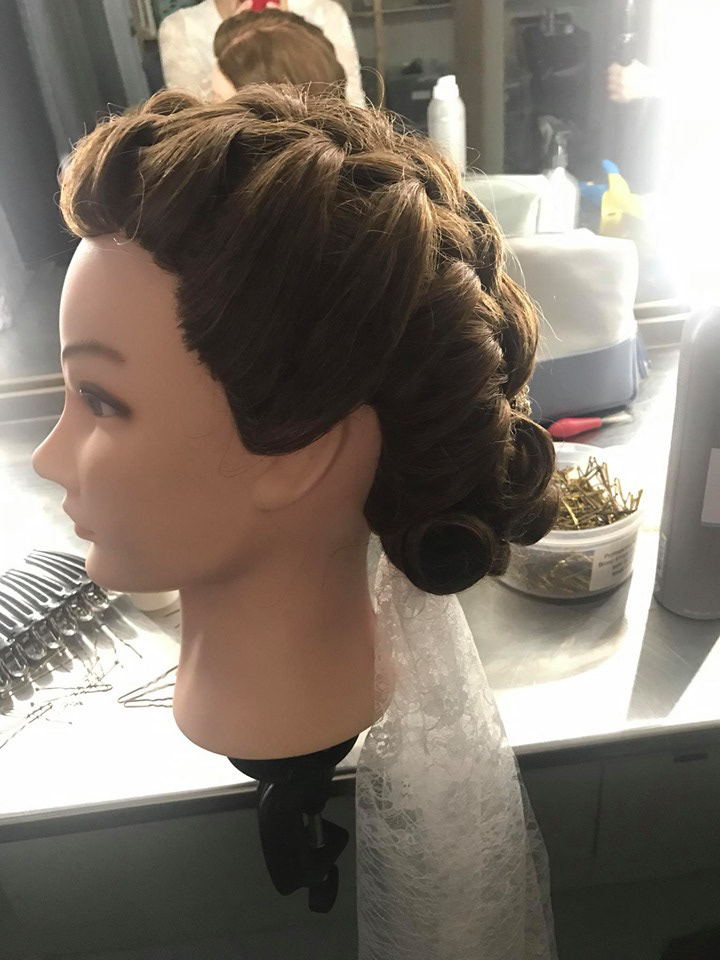 Bridal updo