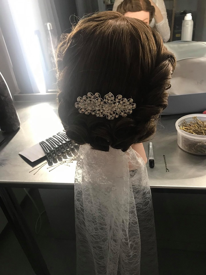 Bridal updo