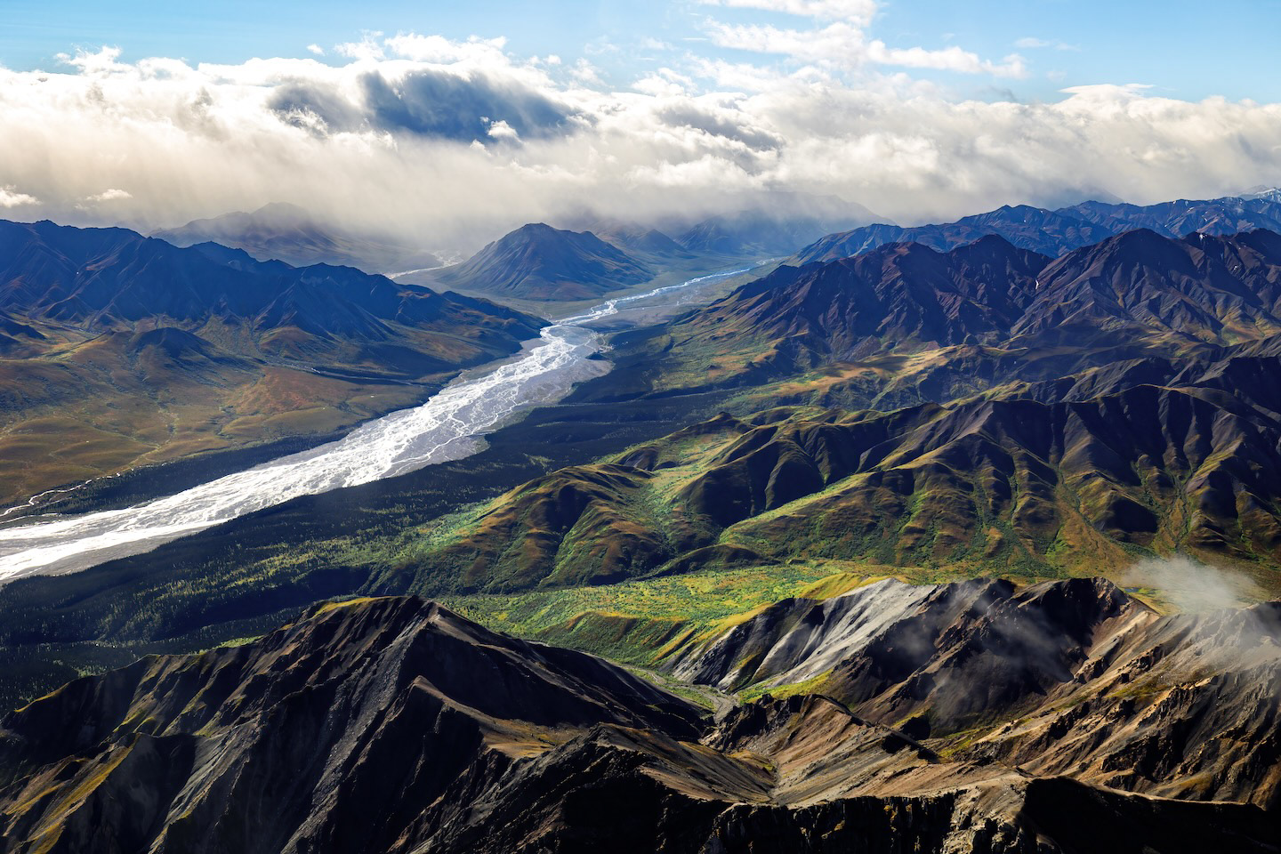 Denali NP from a bush plane — And Some Will Fall