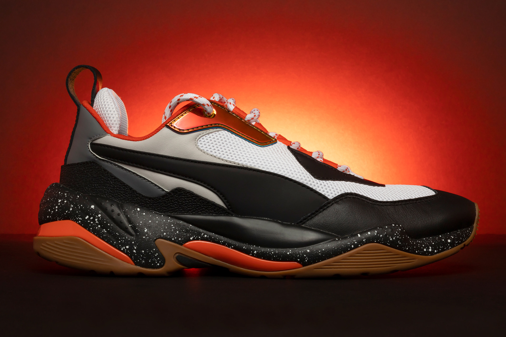 PUMA Thunder Electric side view on black