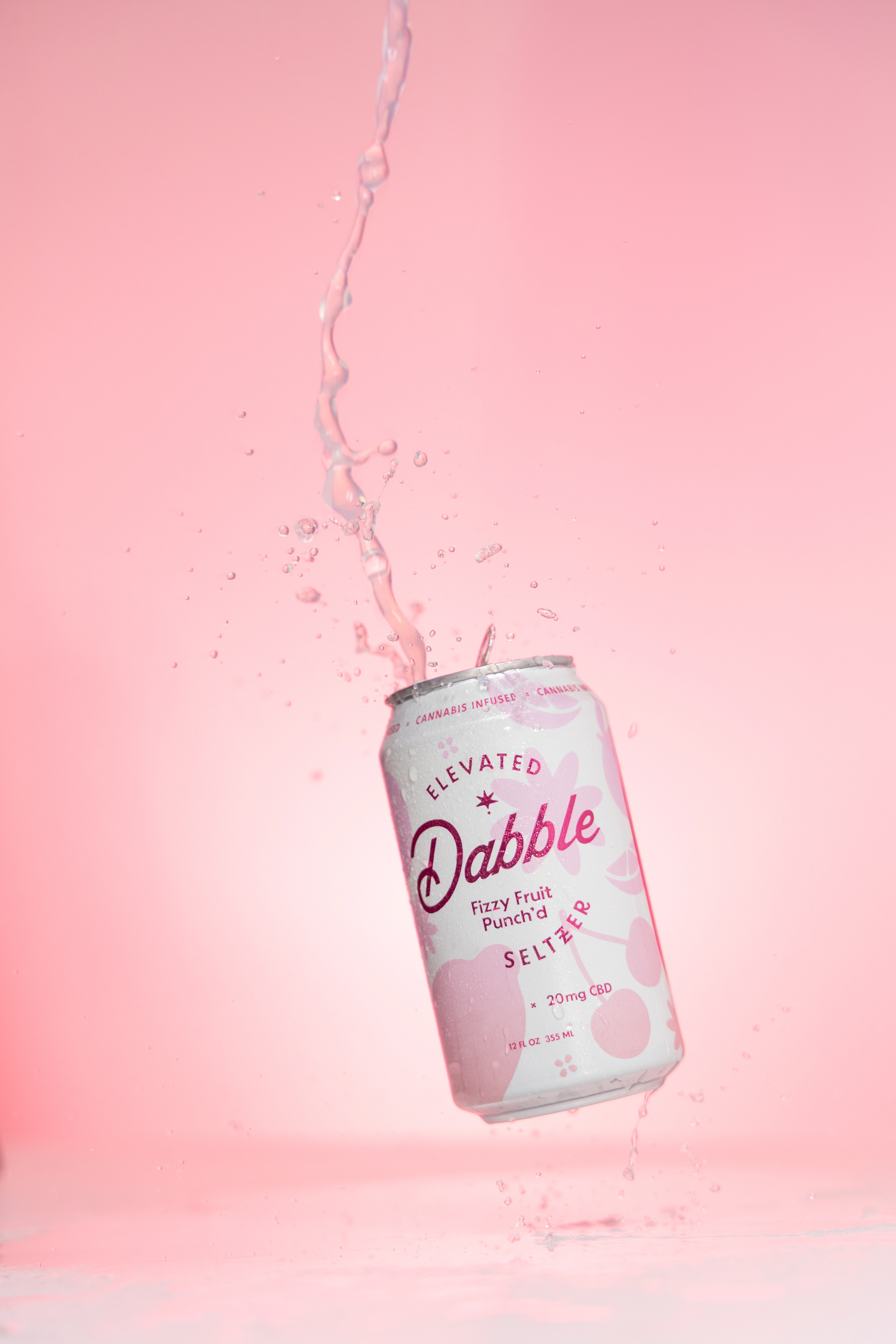 Fruit Punch Seltzer product photography