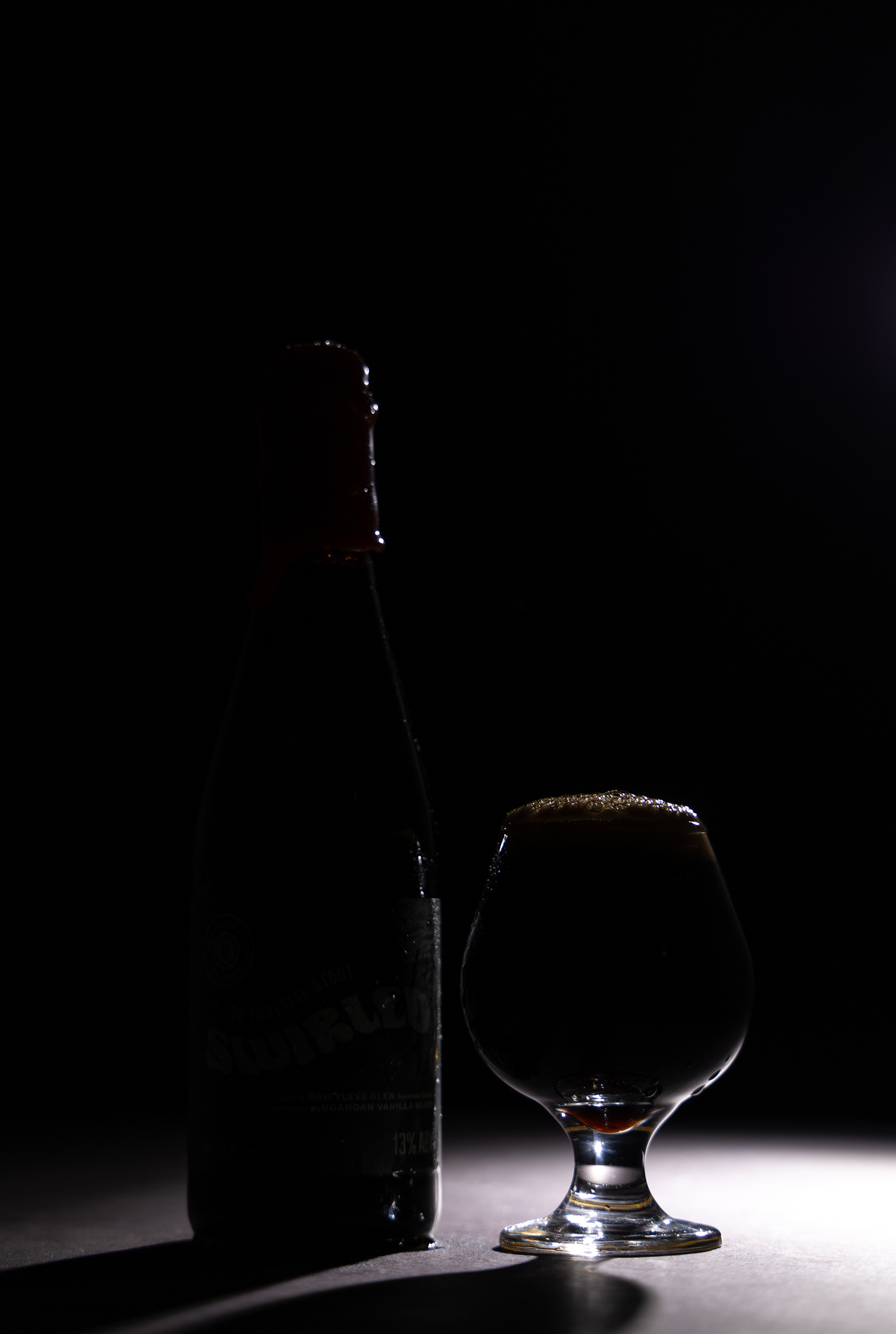 Barrel Aged Swirled Imperial Stout from Component Brewing Co. Silhouette