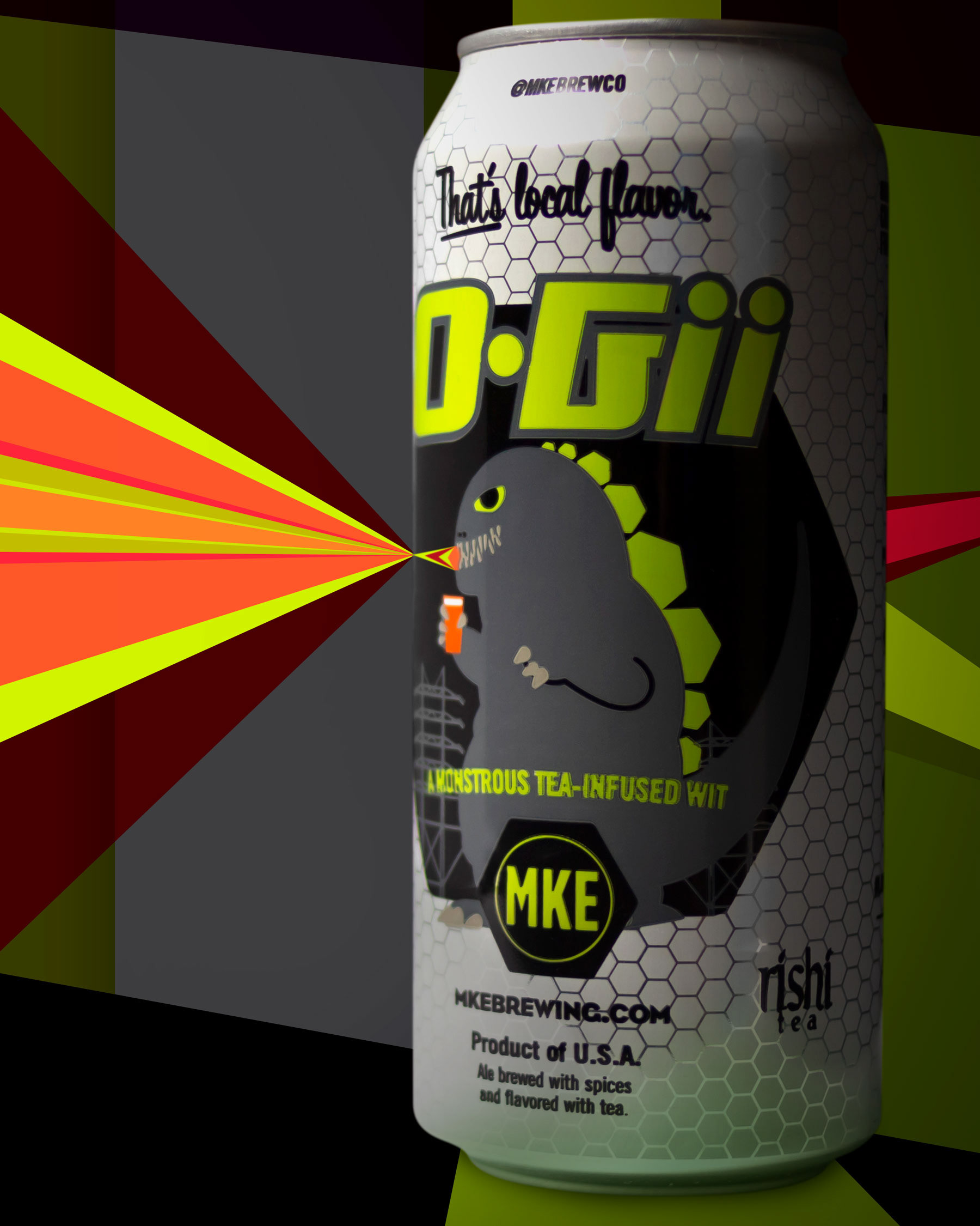 Milwaukee Brewing Company O-Gii sample design