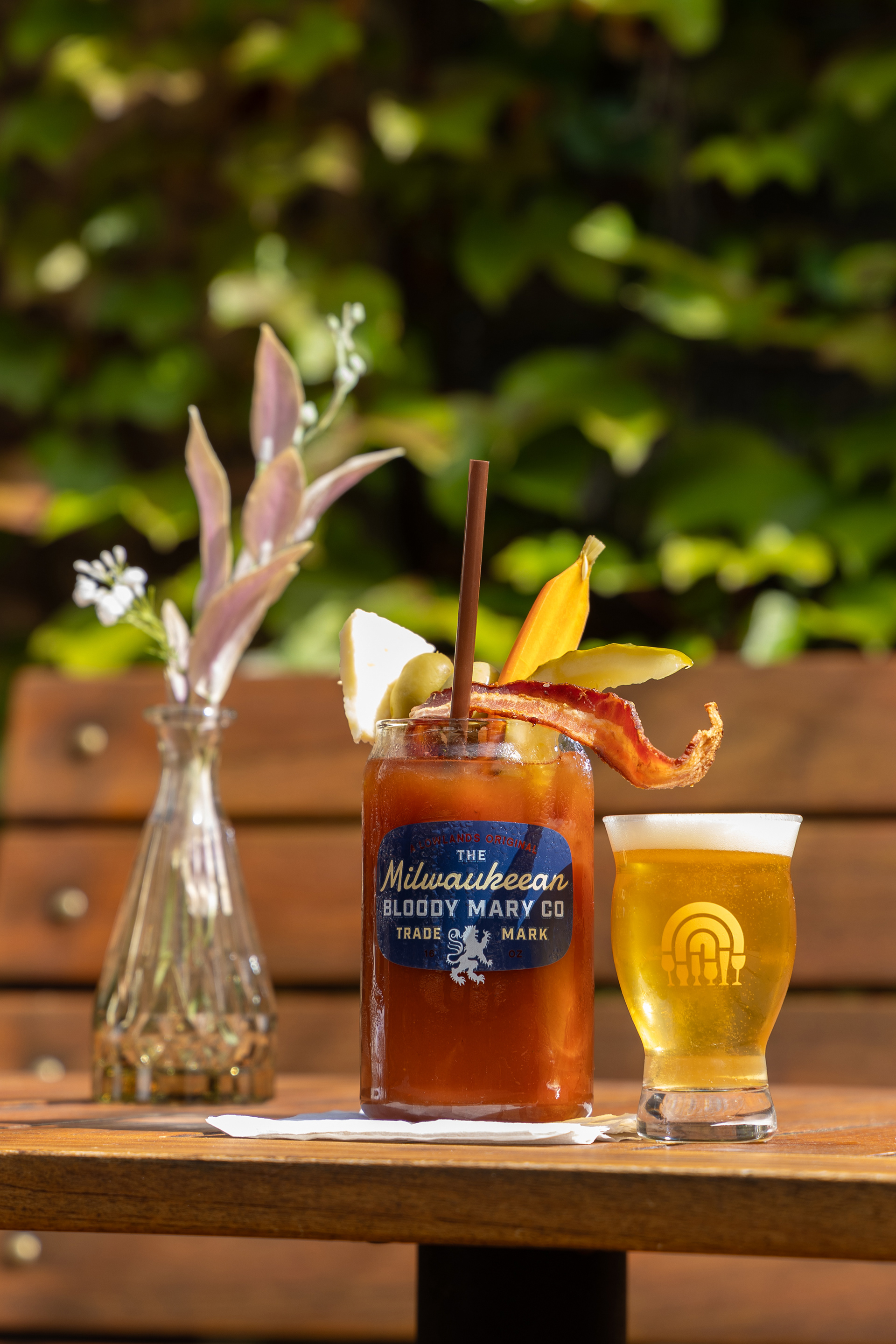 Bloody Mary from Centraal Grand Cafe w/ Dill on The Hill Chaser from Component Brewing Co.
