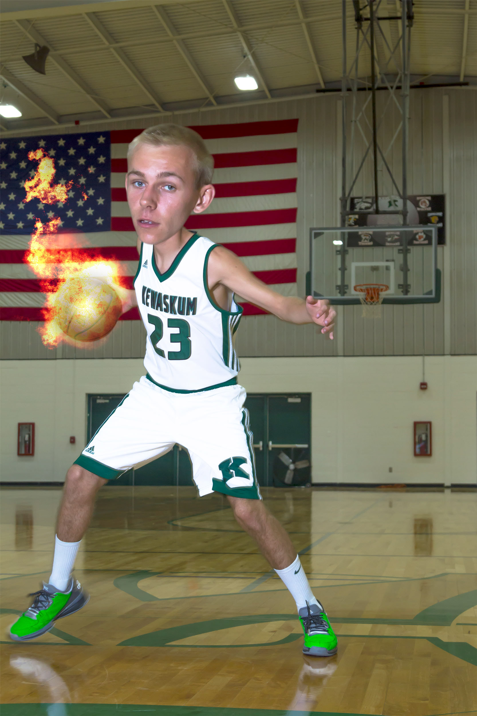 NBA Jam inspired portrait