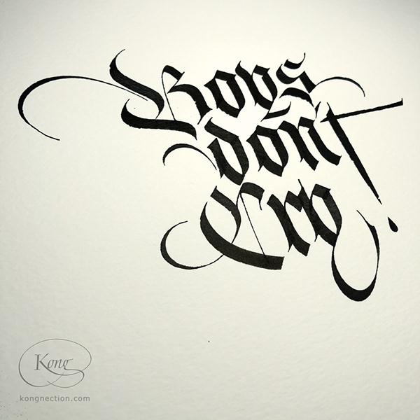 Kong - Calligraphy Pieces