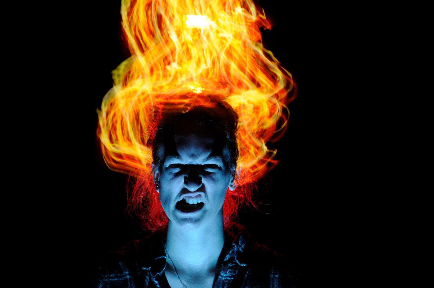 Class light painting experiment, 2018