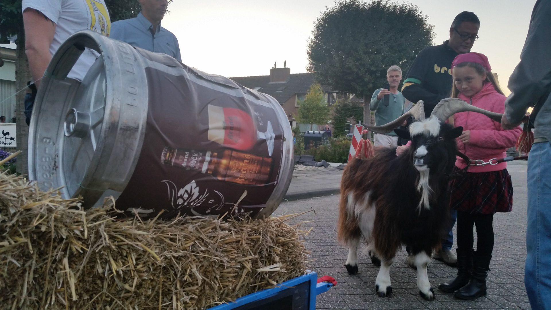 Bokbieravond in Deil, met echte bok