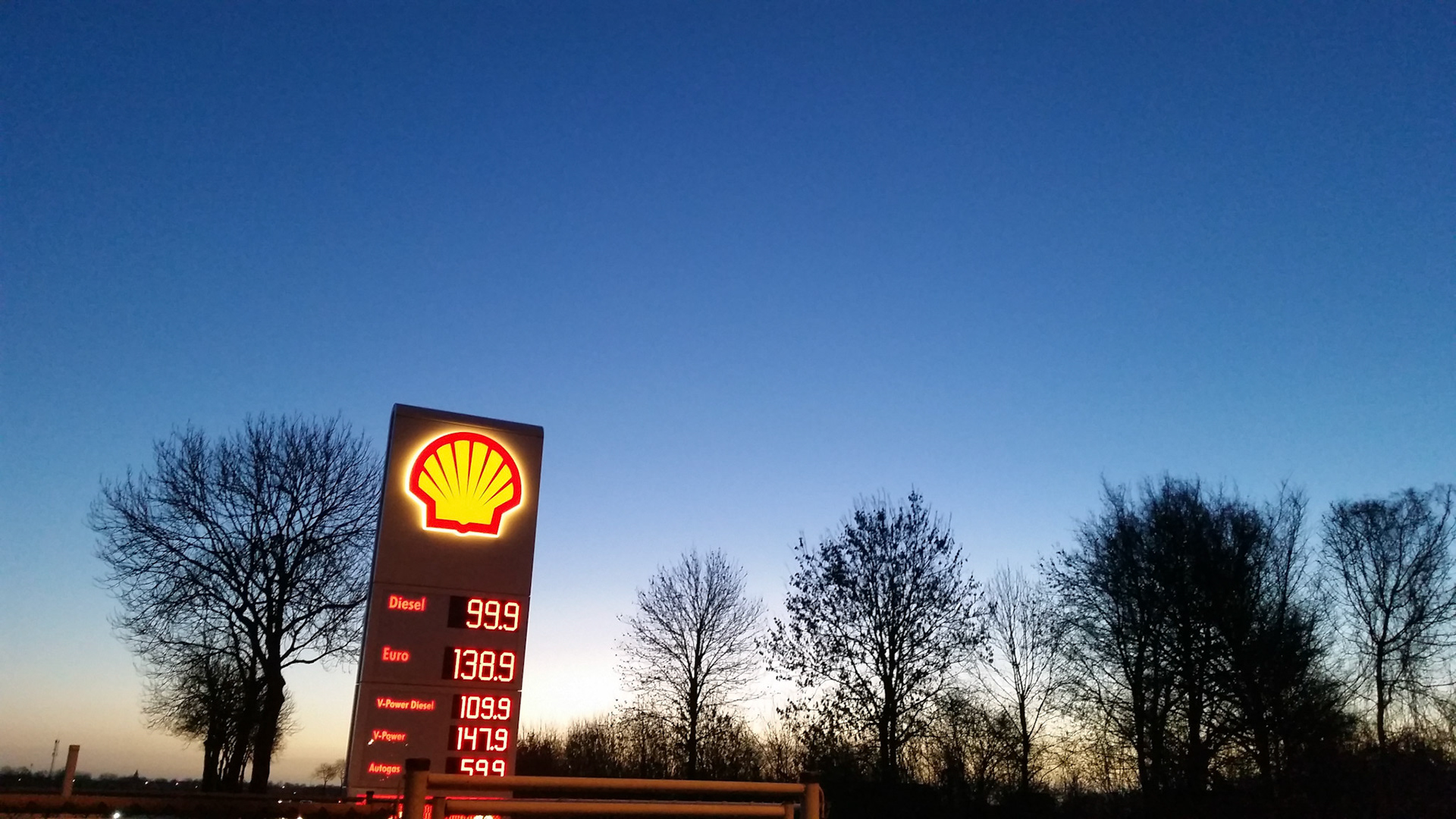 Mooie heldere ochtend lucht