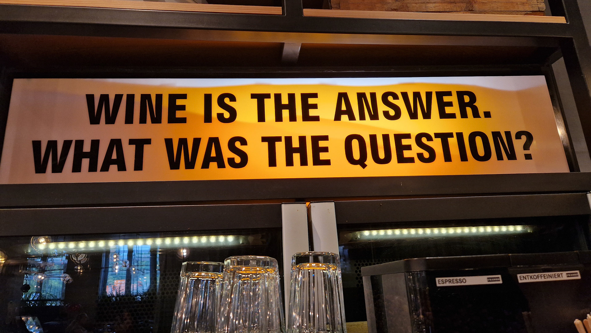 Question at breakfast