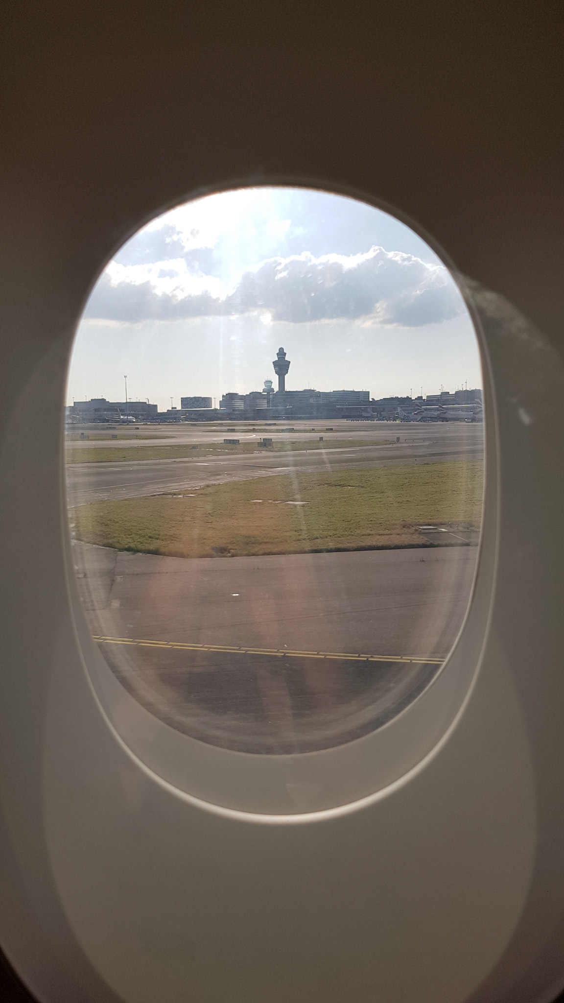 Geland op Schiphol