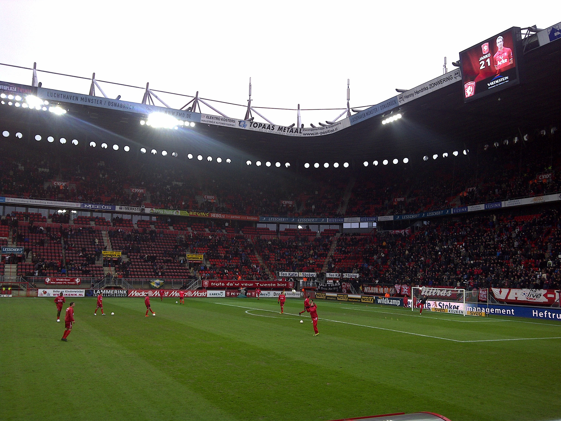 Samen met Joris naar spannende wedstrijd FC Twente - Feyenoord 2-1 in extra tijd